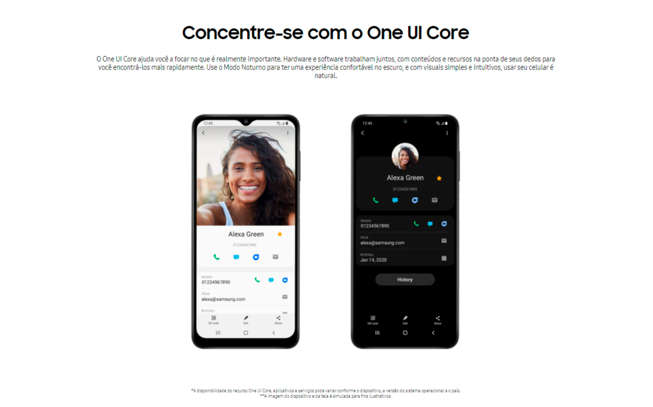 Smartphone Samsung Galaxy A12 64GB 4GB RAM Tela de 6,5 Câmera Quádrupla Traseira 48MP + 5MP + 2MP + 2MP Frontal de 8MP Bateria 5000mAh Preto